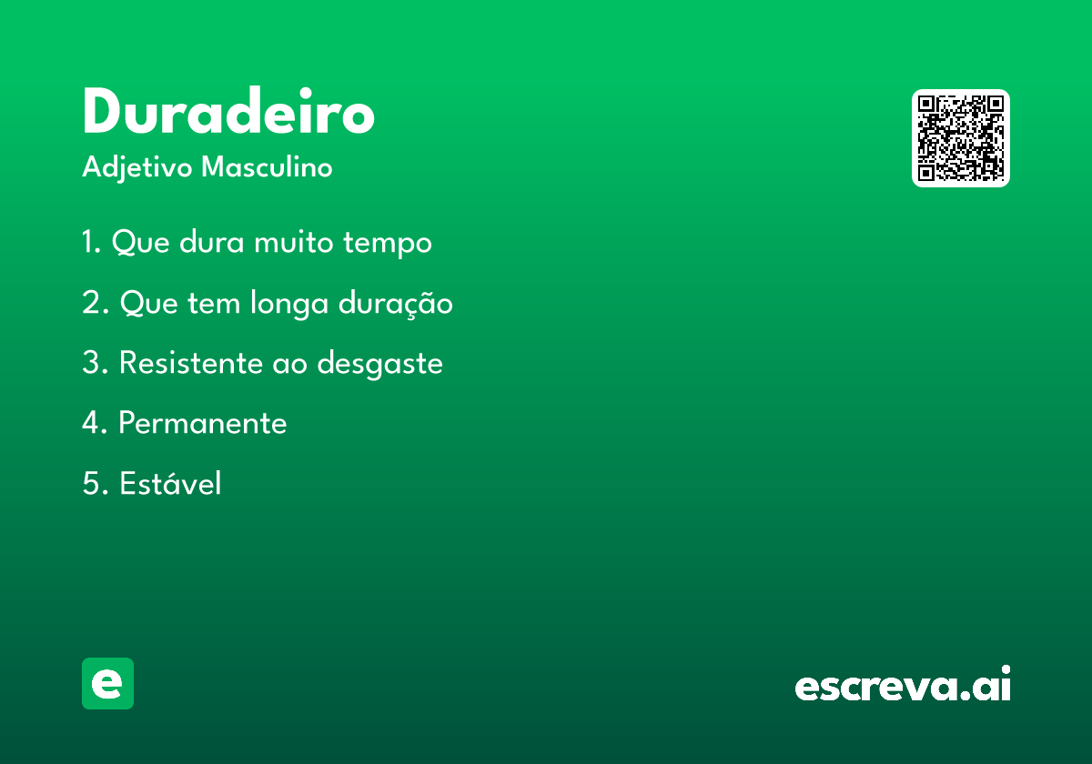 duradeiro