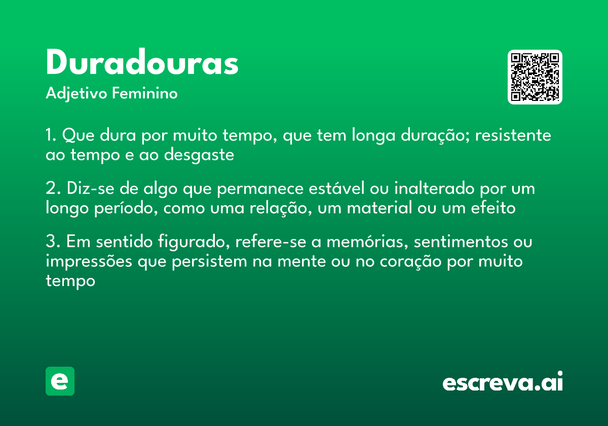 duradouras