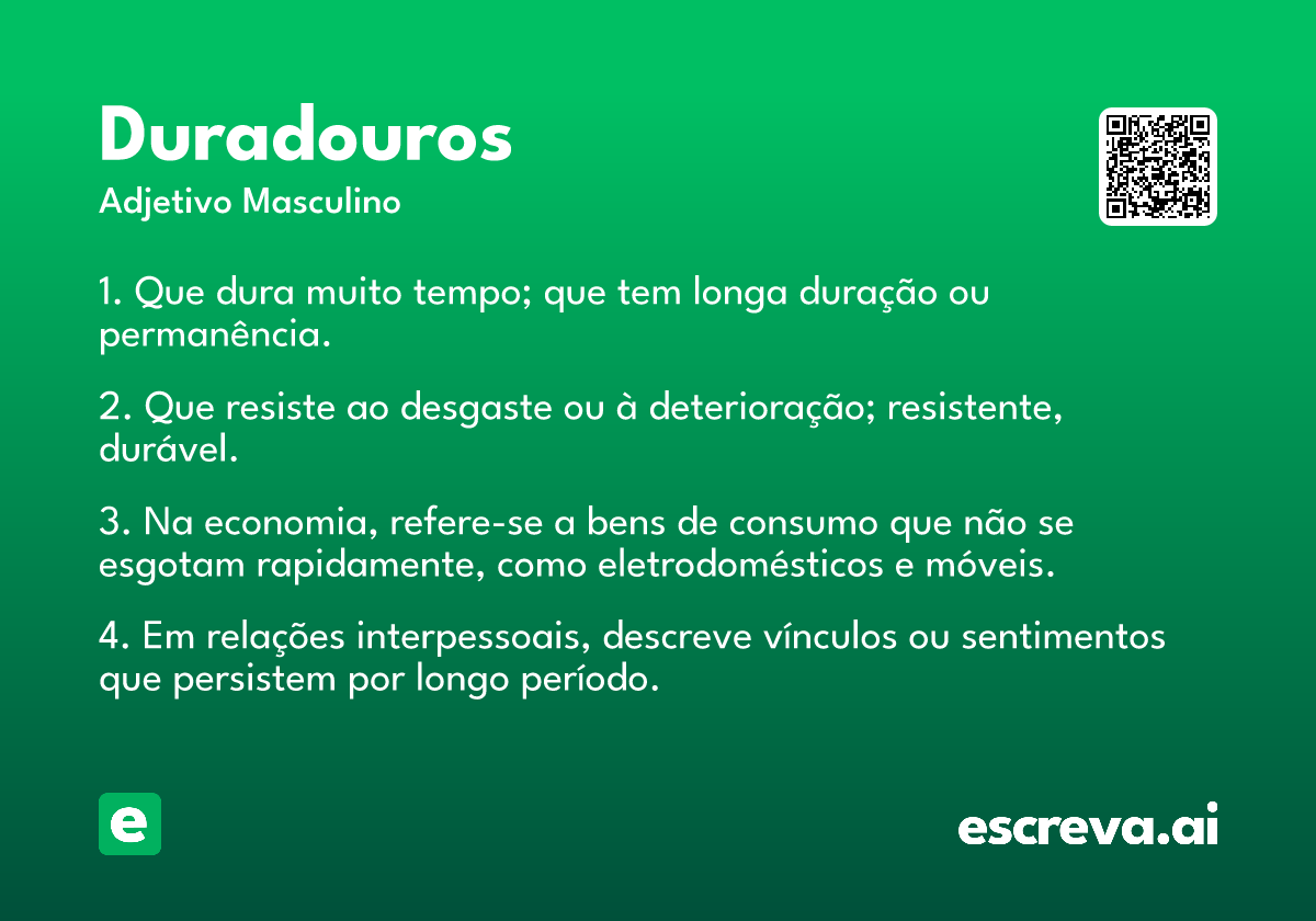 duradouros