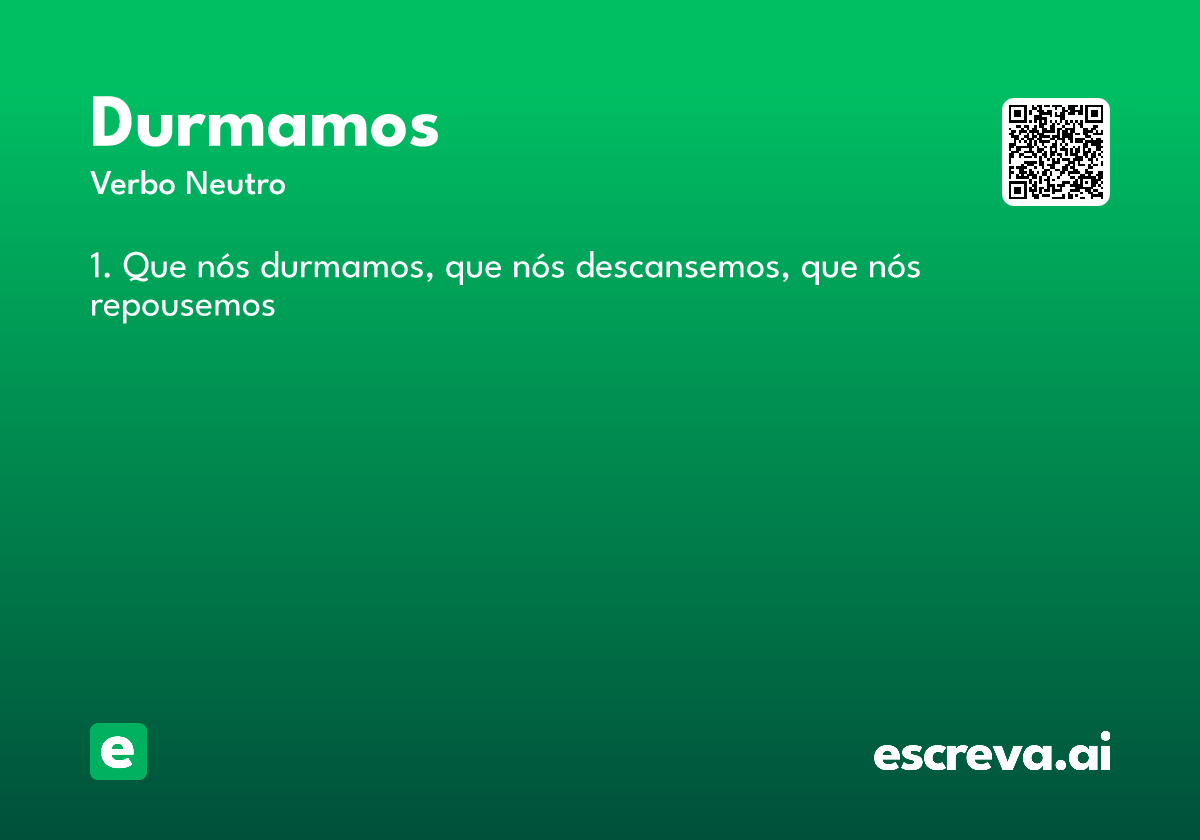 durmamos