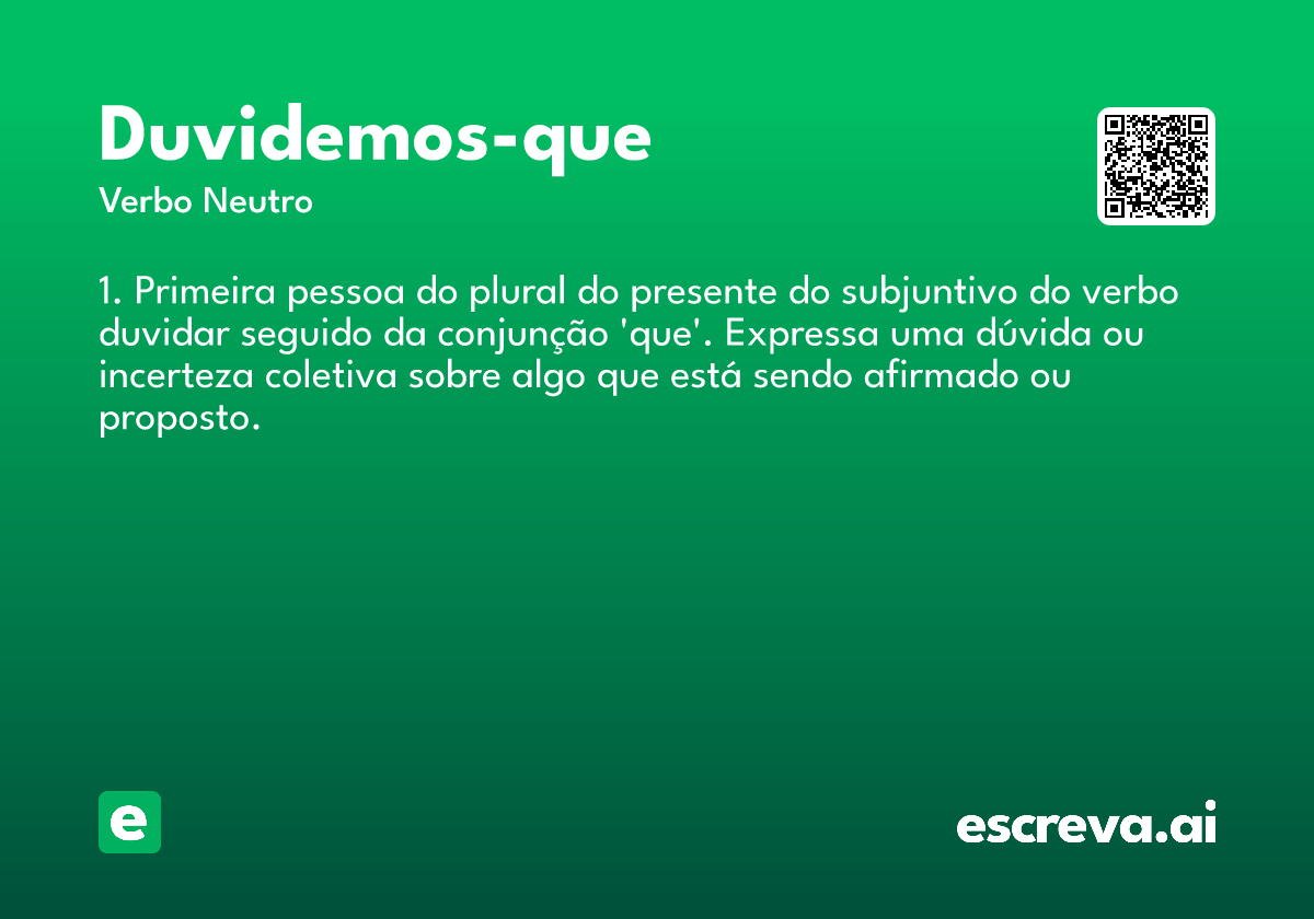 duvidemos-que