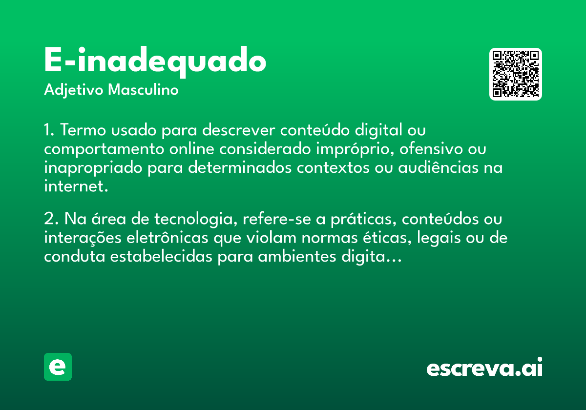 e-inadequado