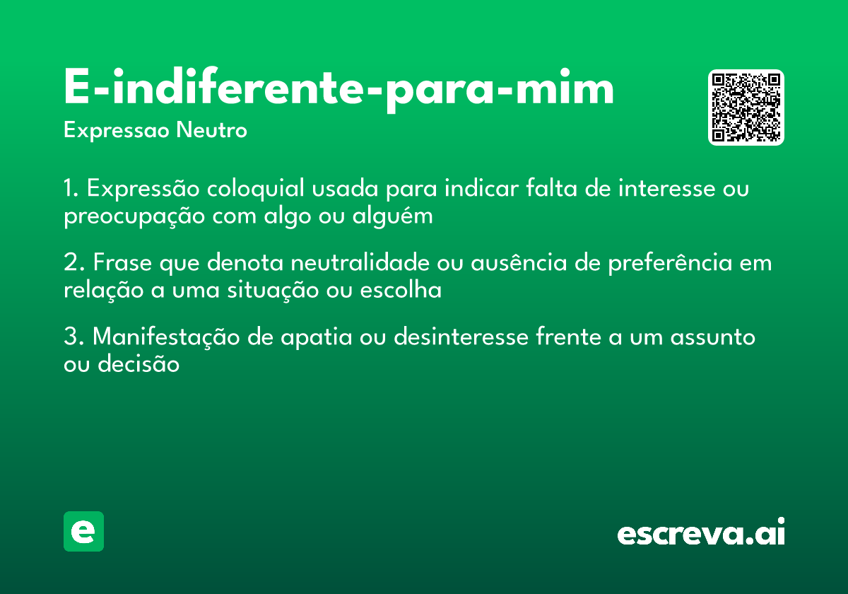 e-indiferente-para-mim