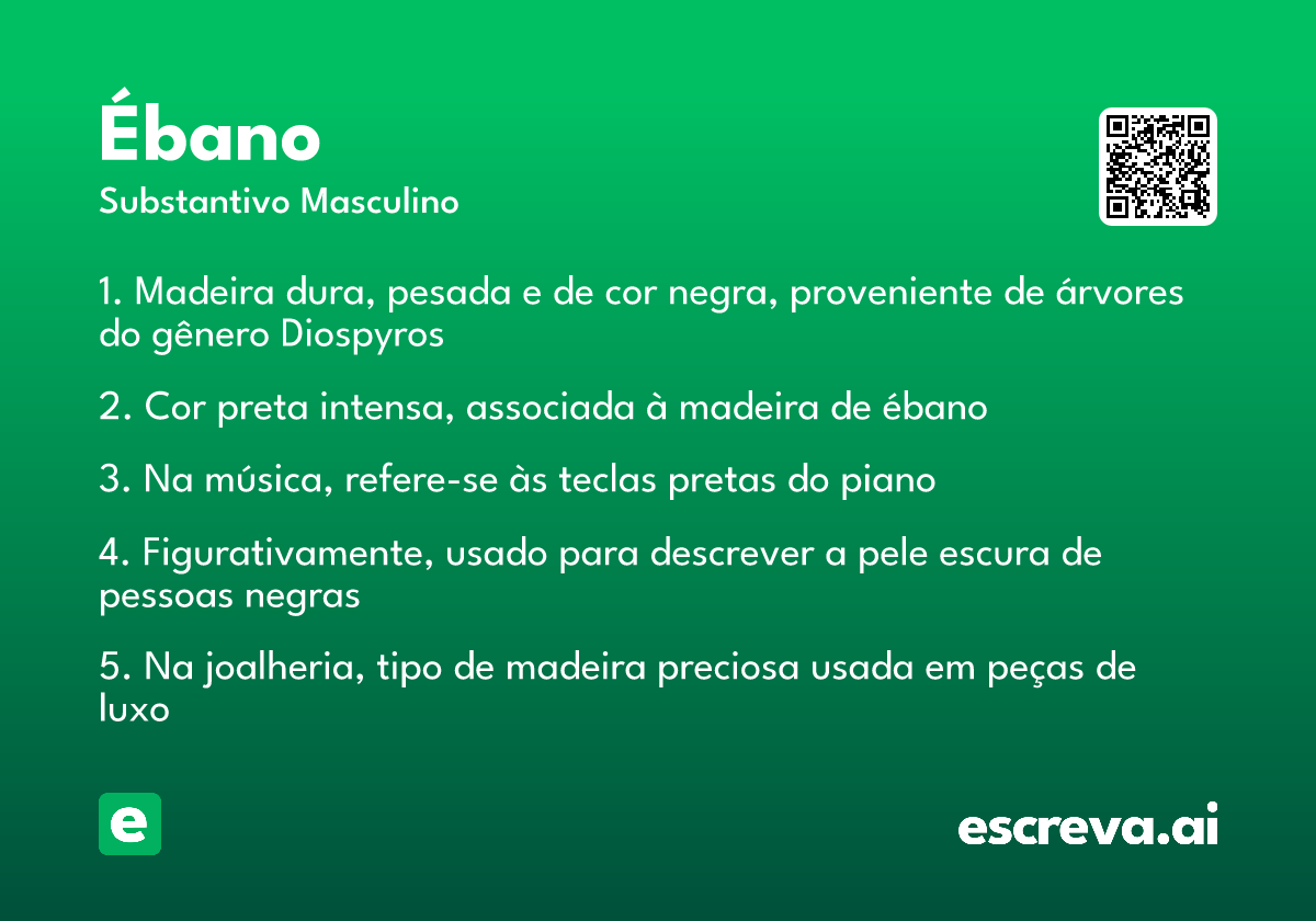 ébano