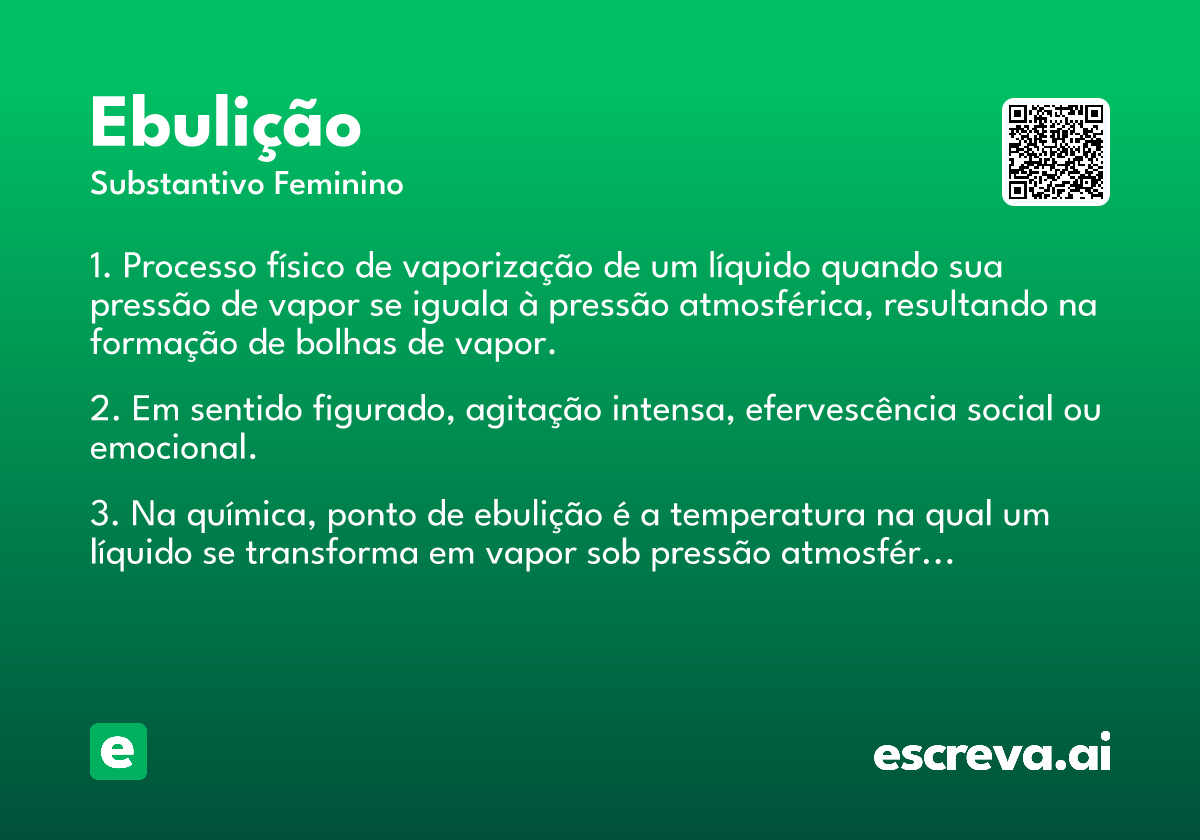 ebulição