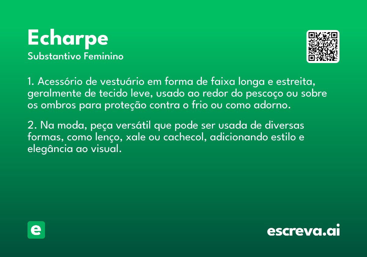 echarpe