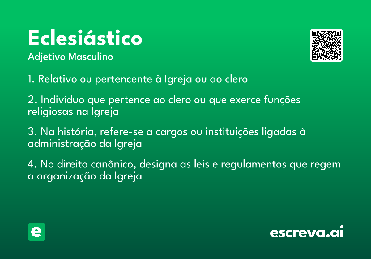 eclesiástico