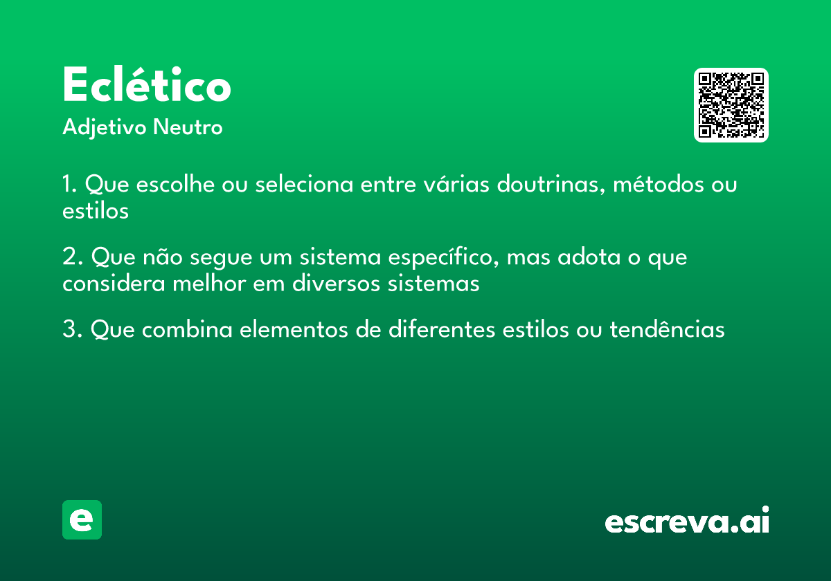 eclético
