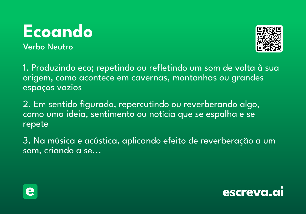 ecoando