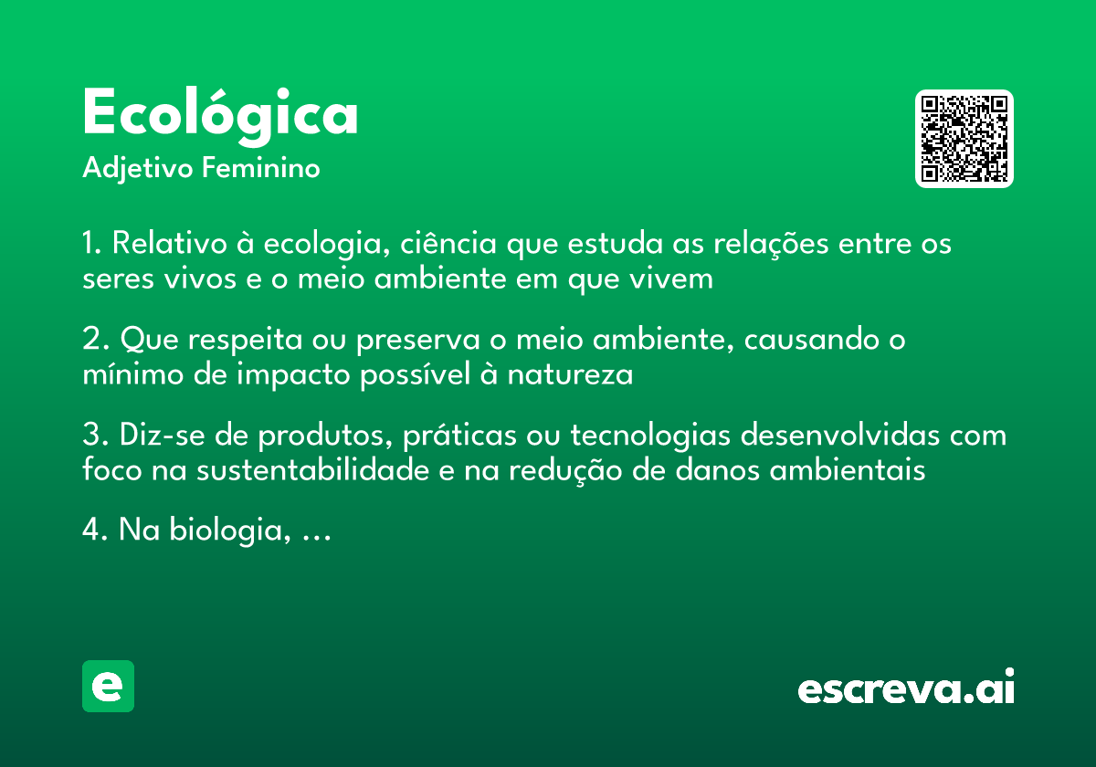ecológica