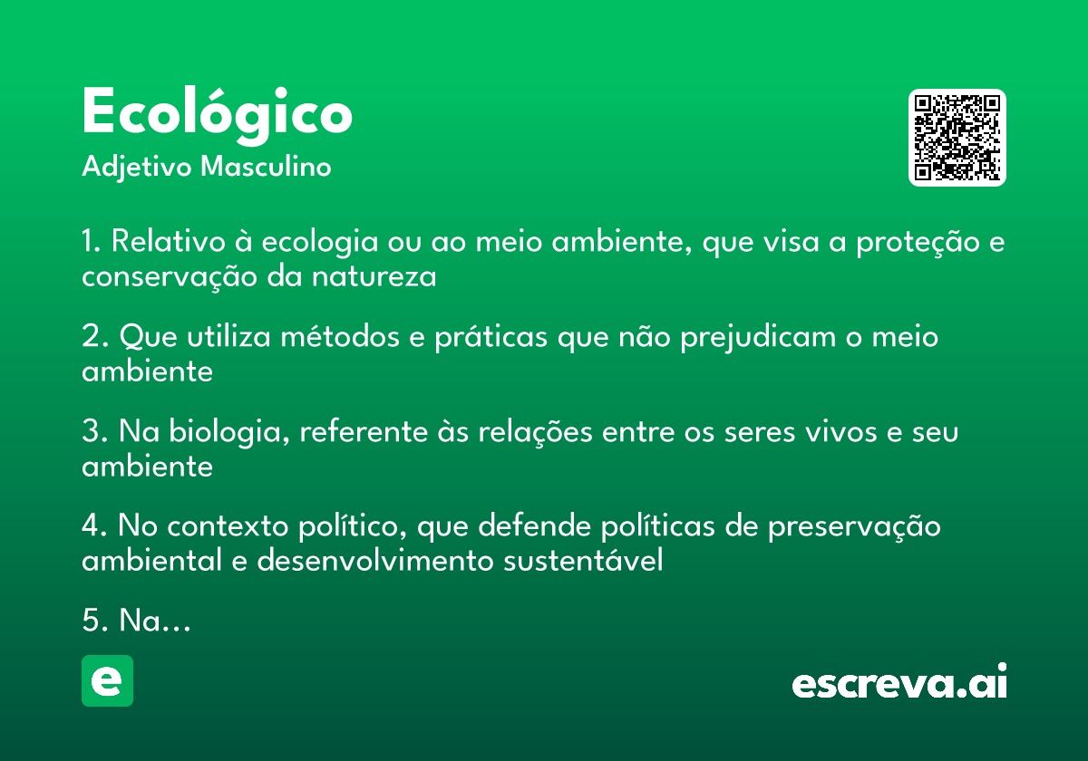 ecológico