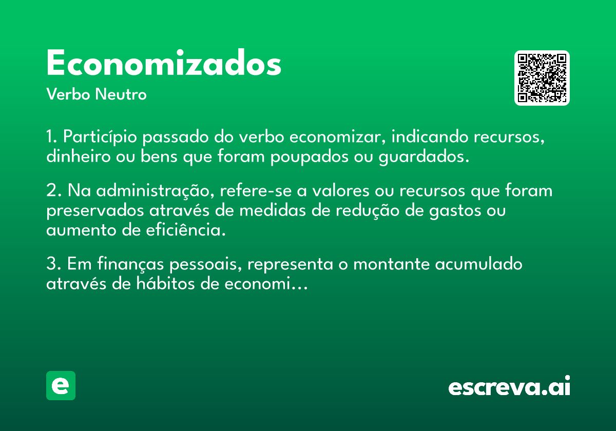 economizados