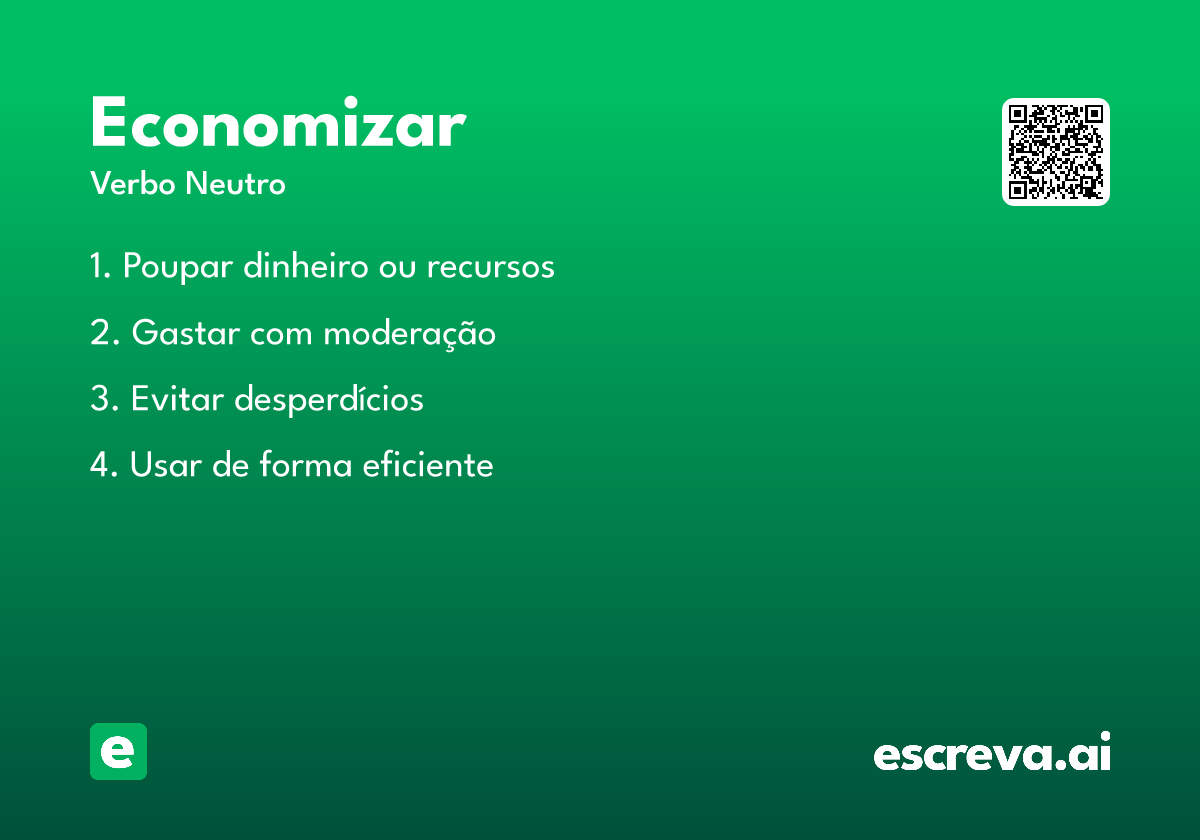 economizar