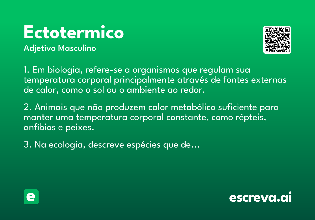 ectotermico