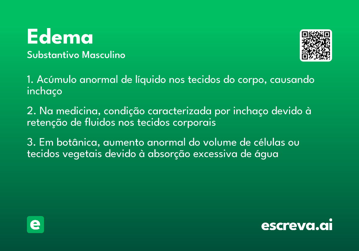 edema