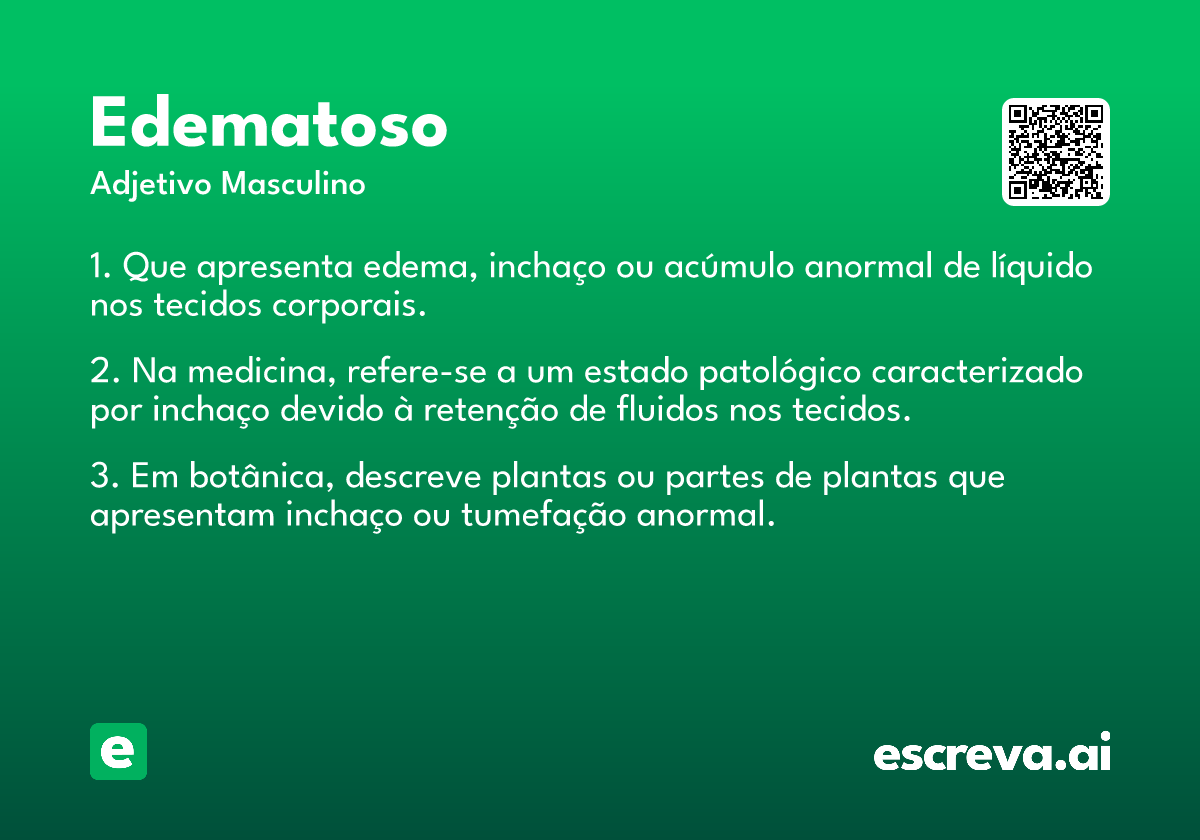 edematoso