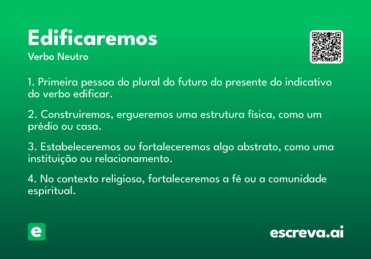 edificaremos