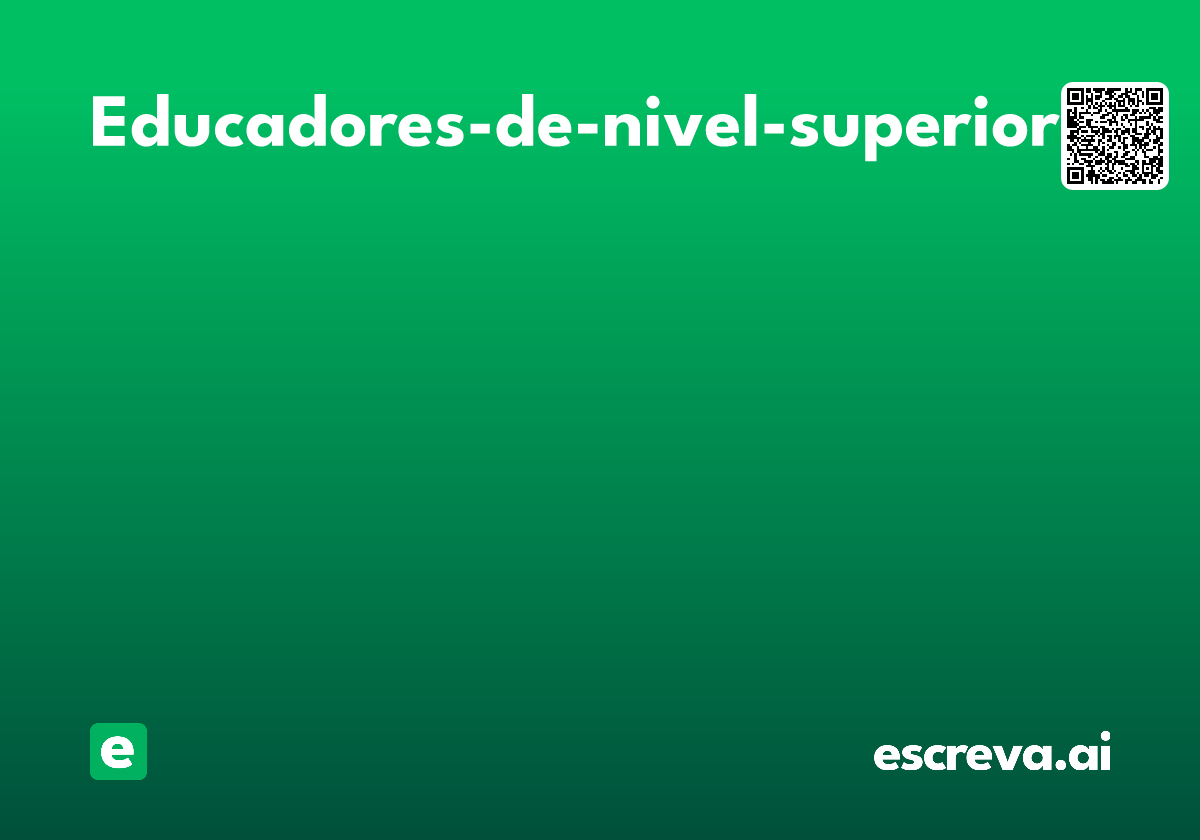 educadores-de-nivel-superior
