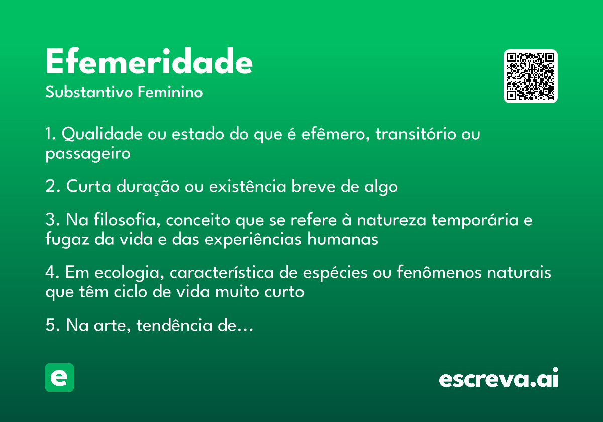 efemeridade