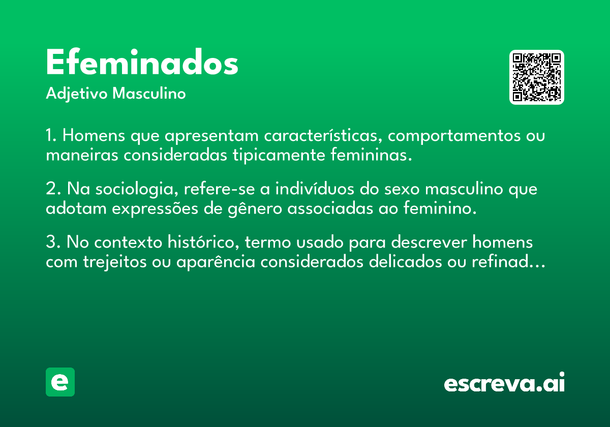 efeminados