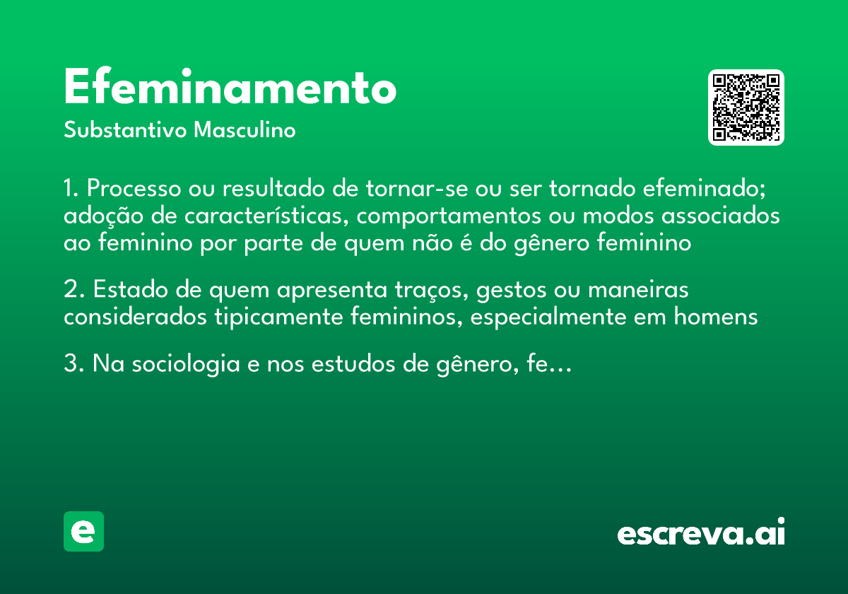 efeminamento