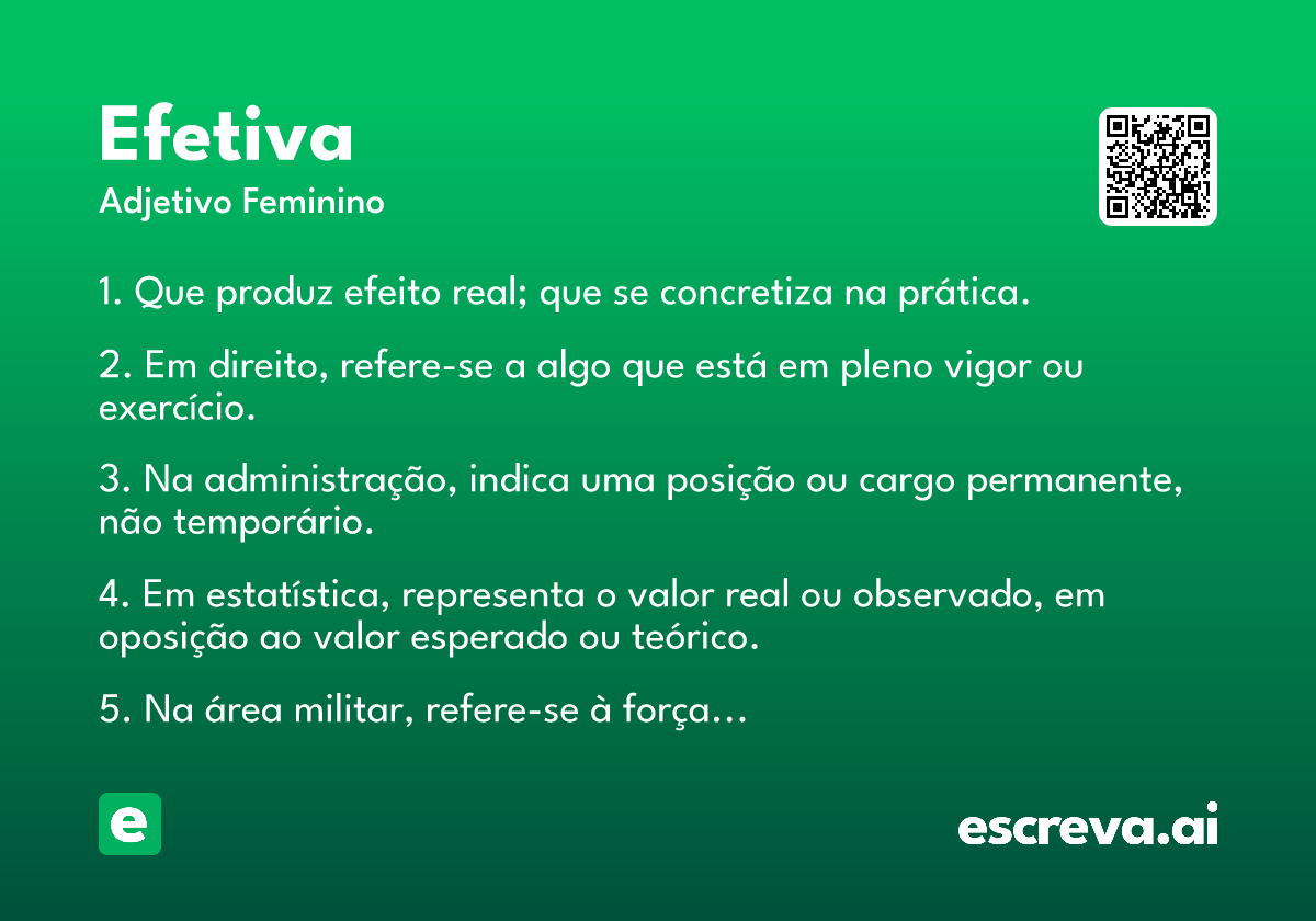efetiva