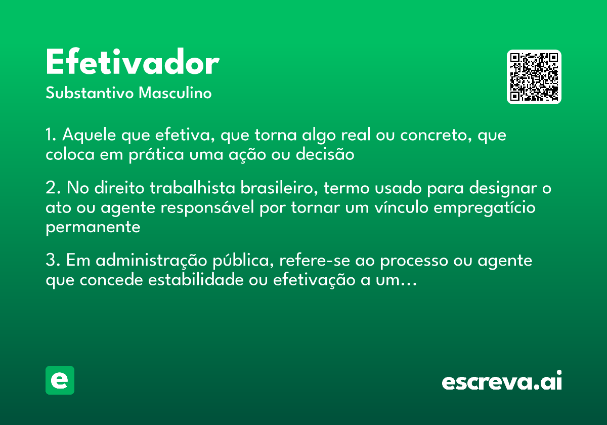 efetivador