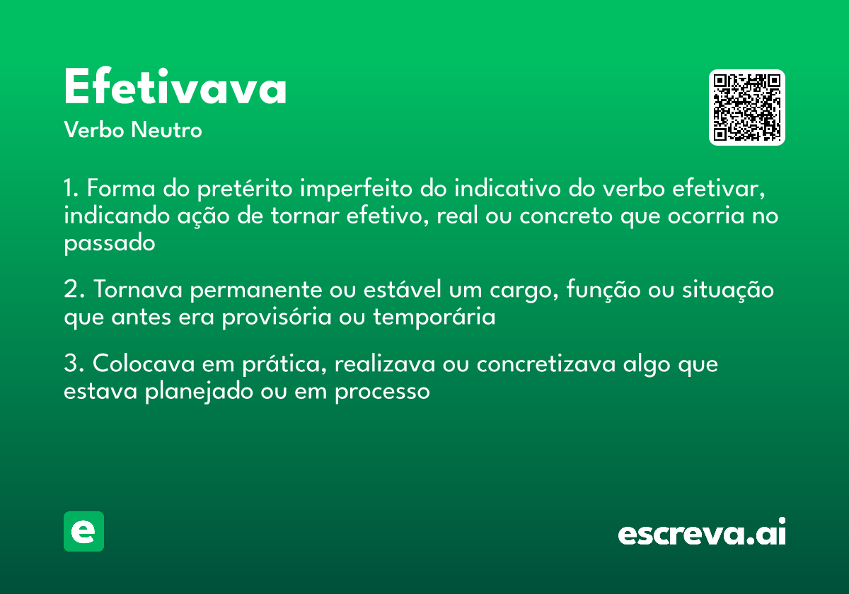 efetivava