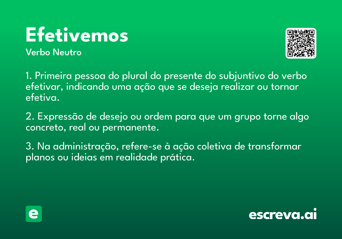 efetivemos