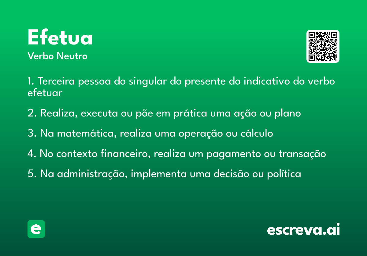 efetua