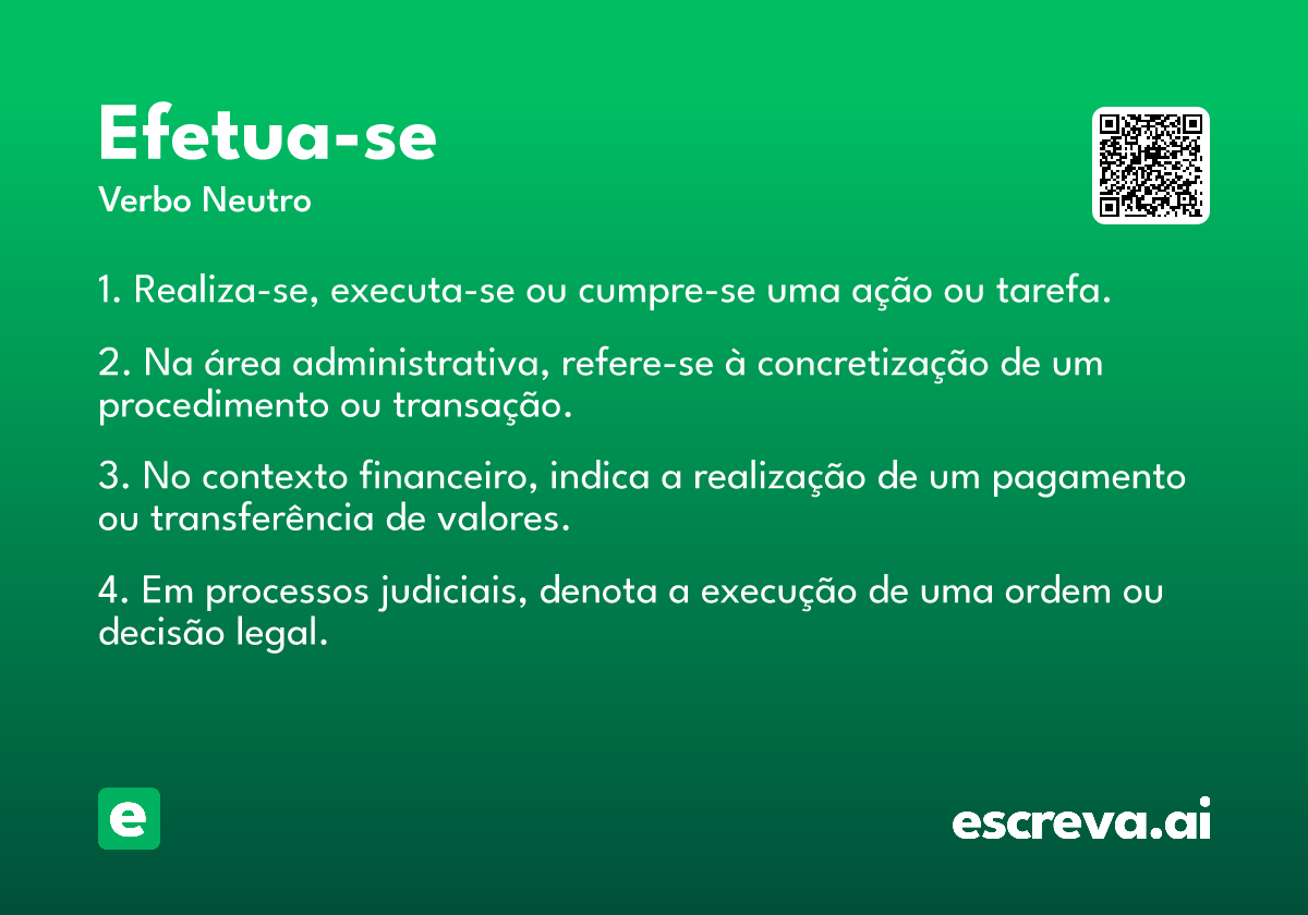 efetua-se