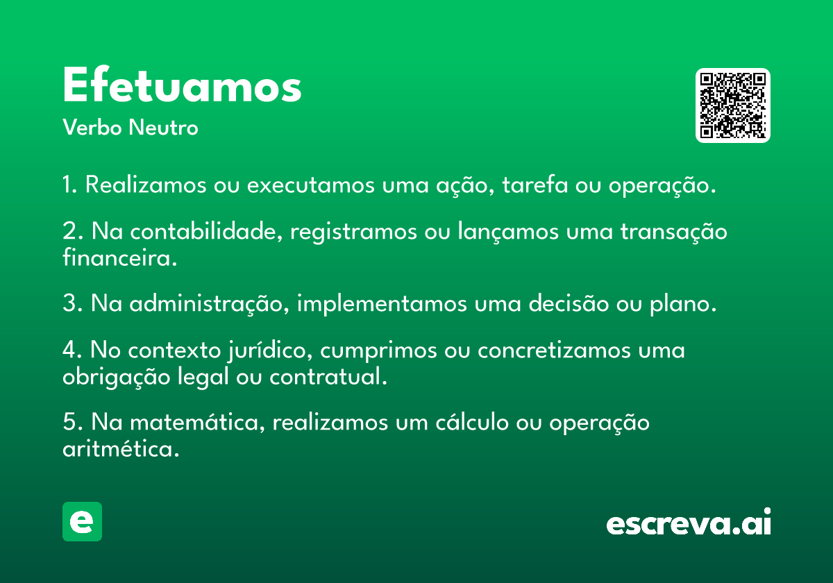 efetuamos