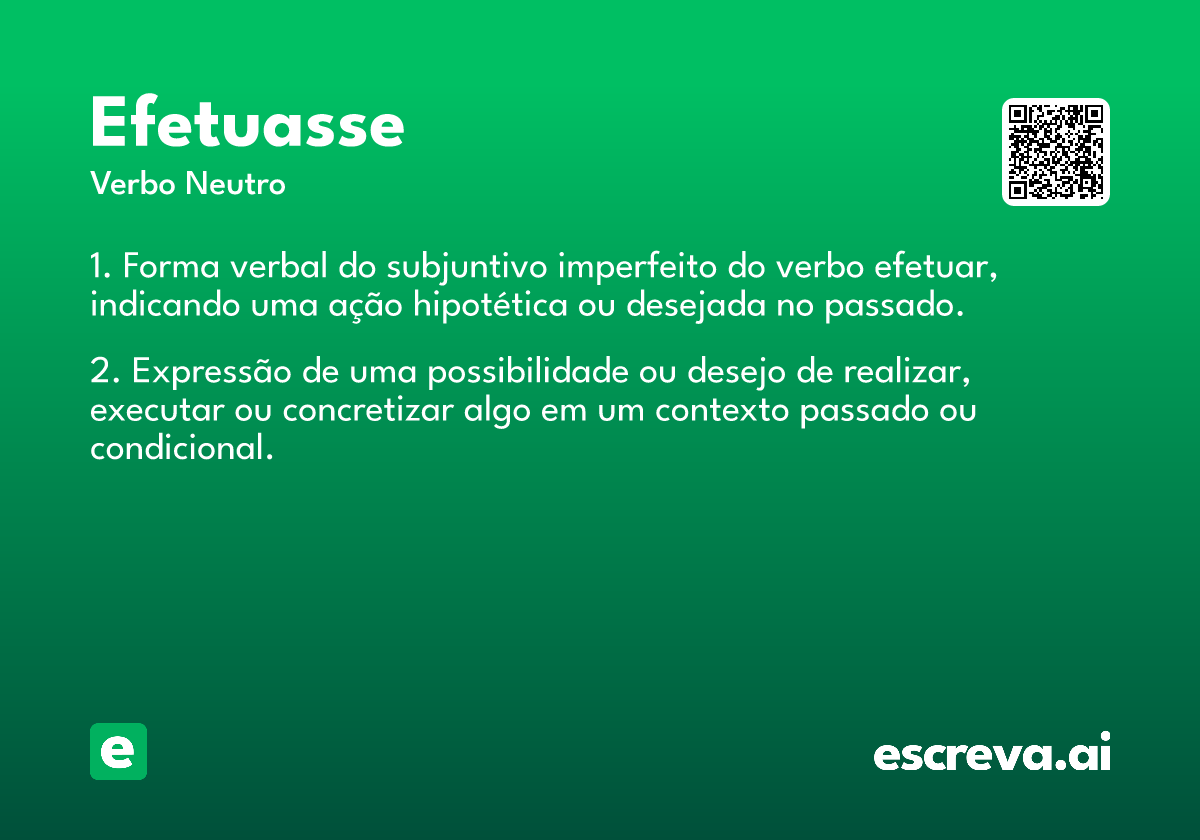 efetuasse