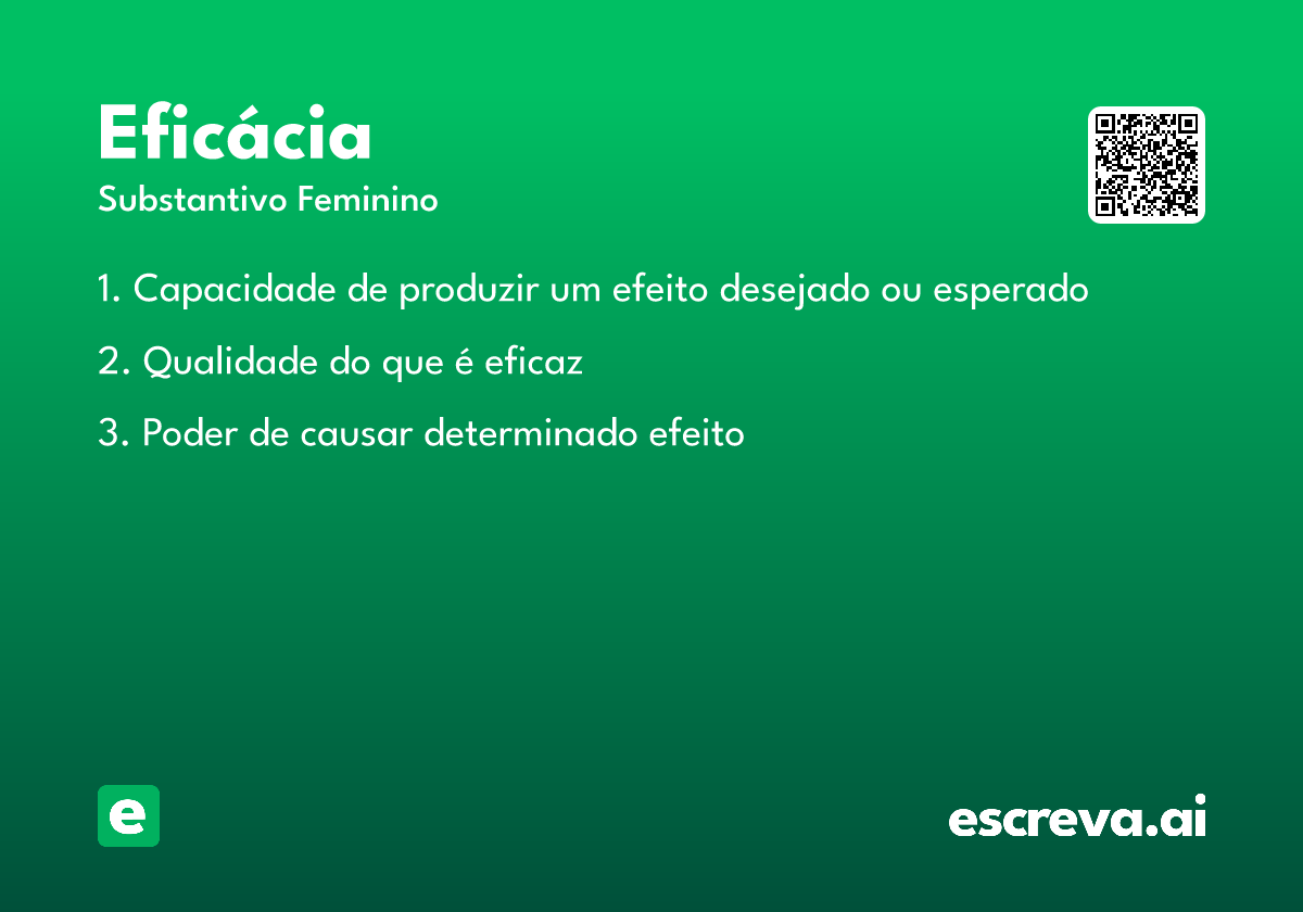 eficácia