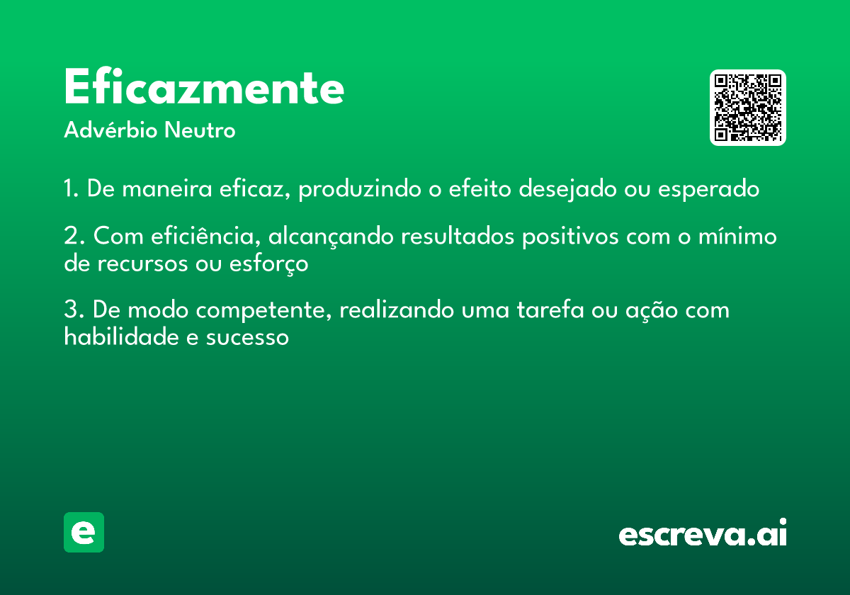 eficazmente
