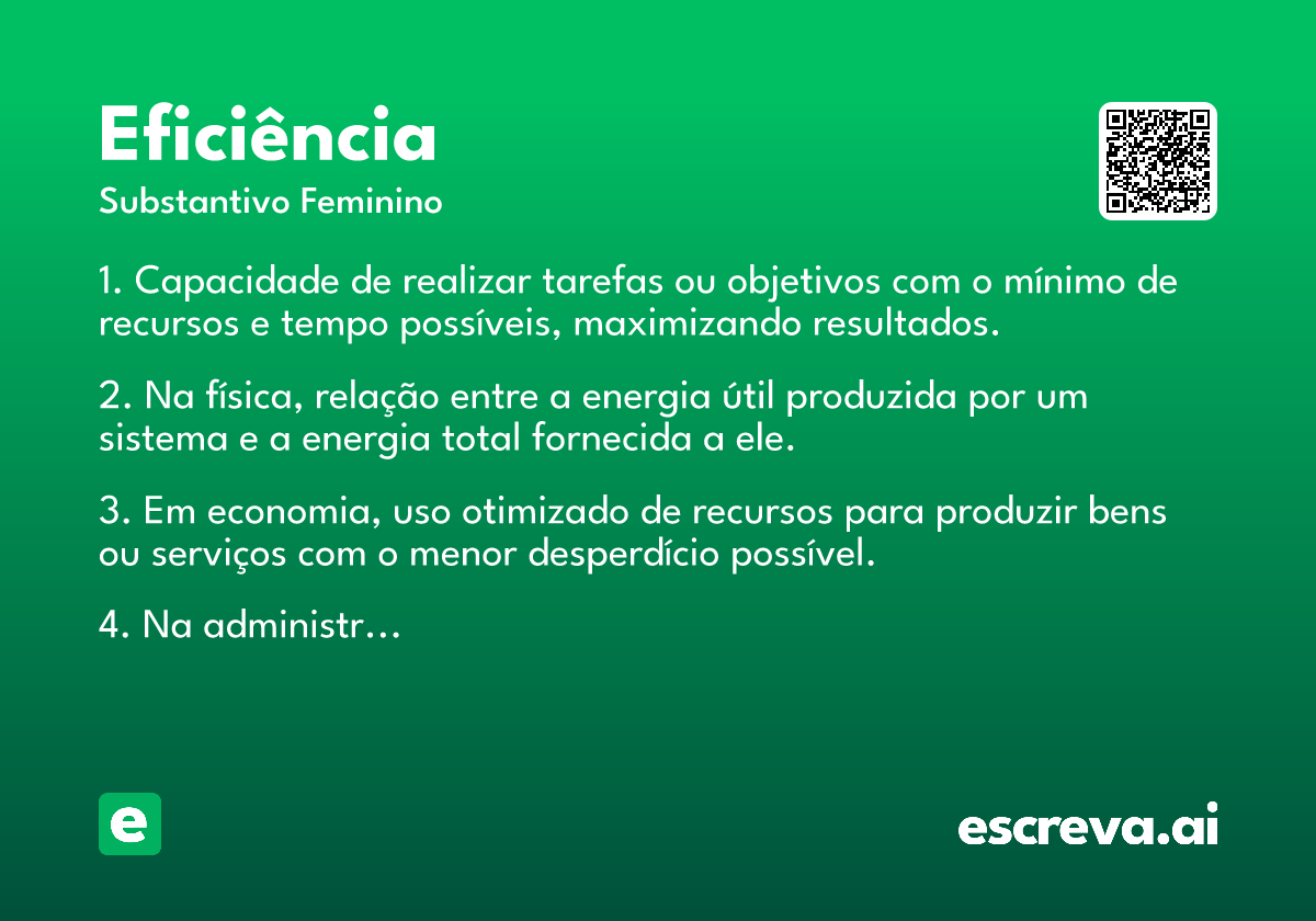 eficiência