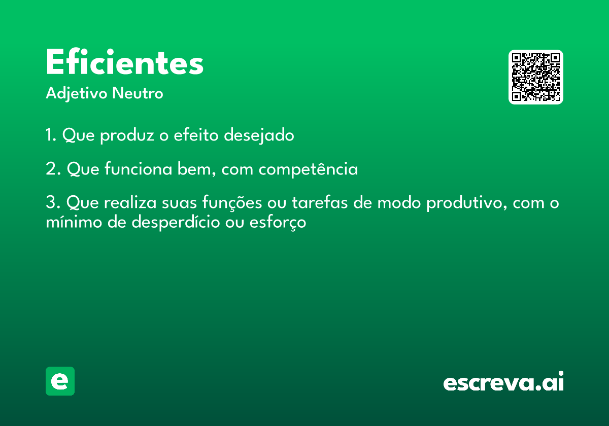eficientes