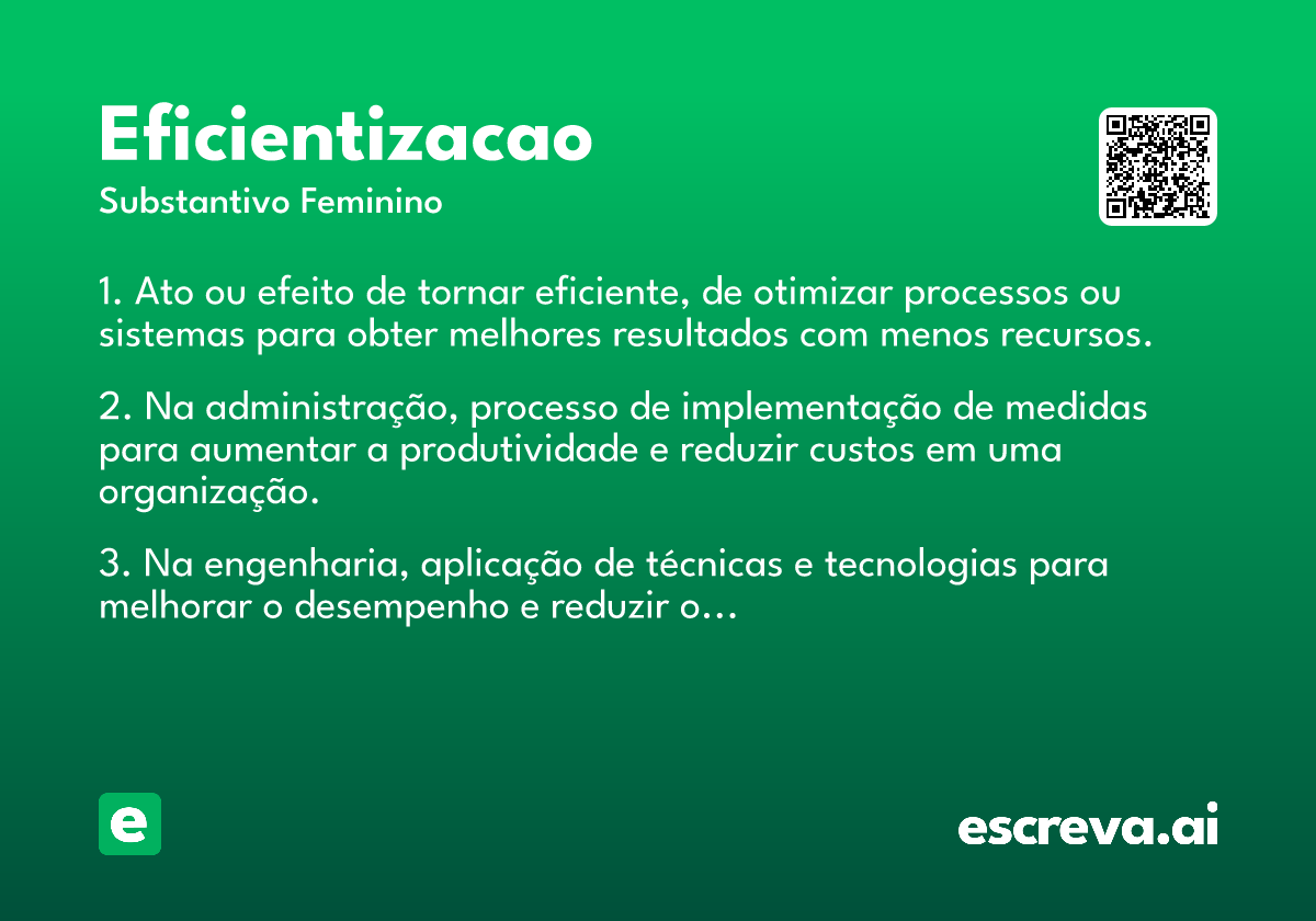 eficientizacao