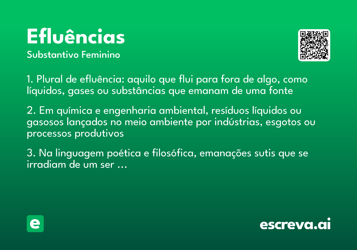 efluências
