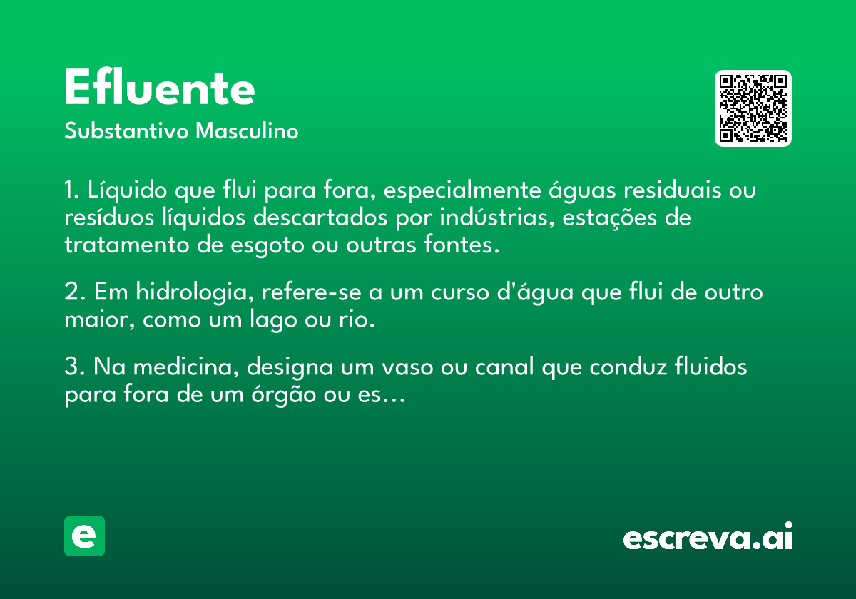 efluente