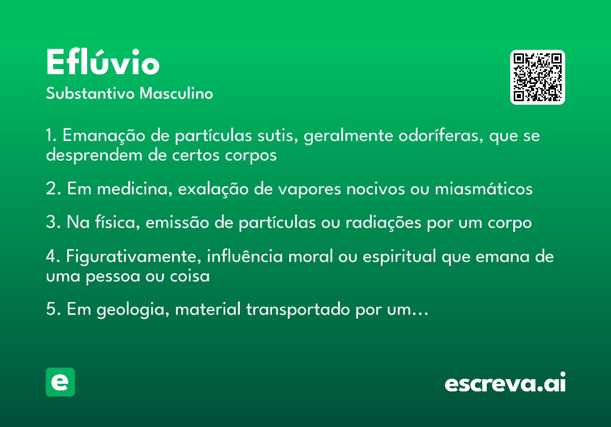 eflúvio