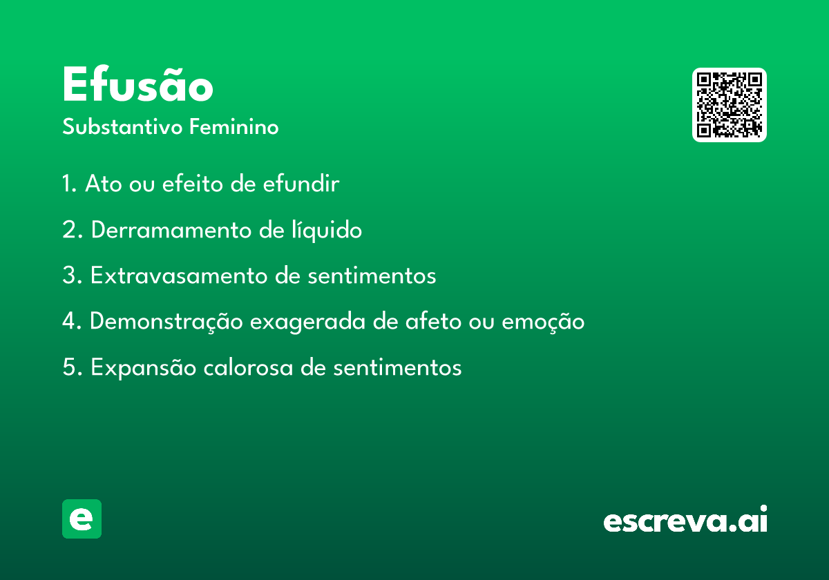 efusão