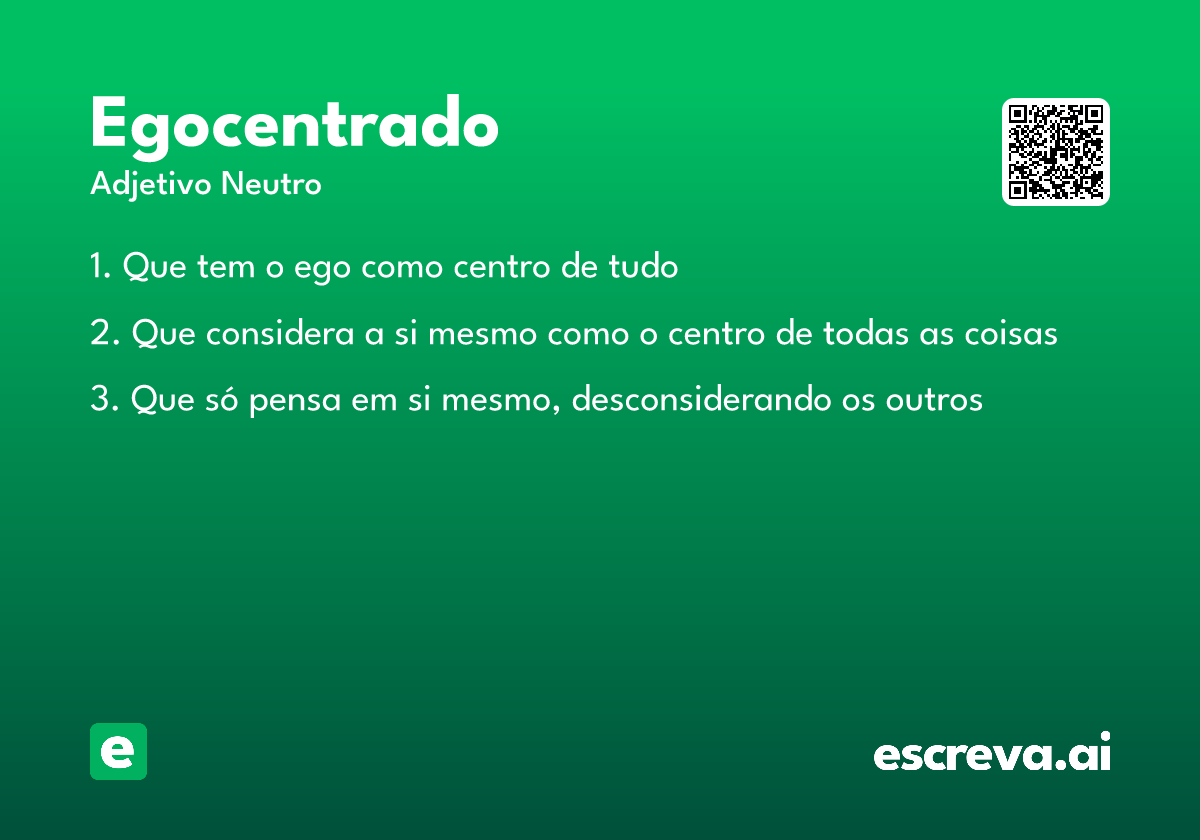 egocentrado