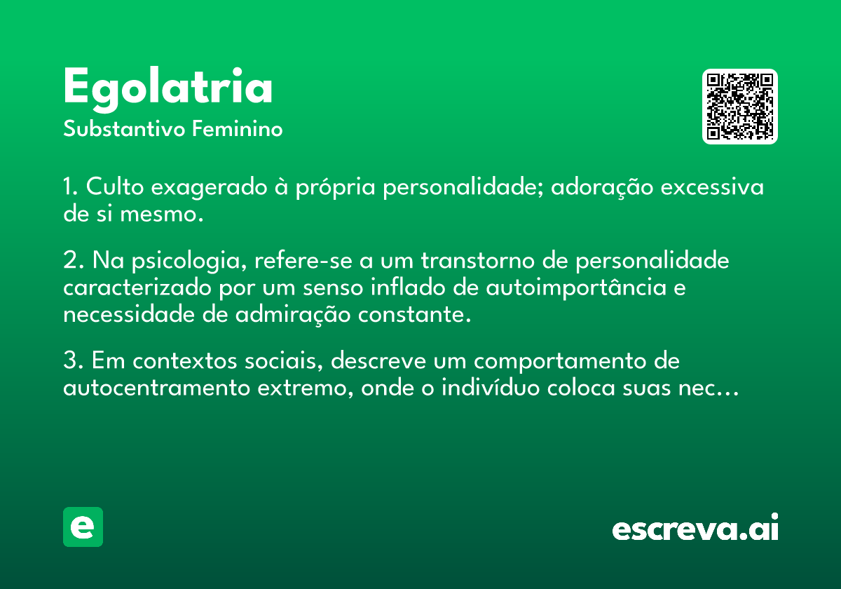 egolatria