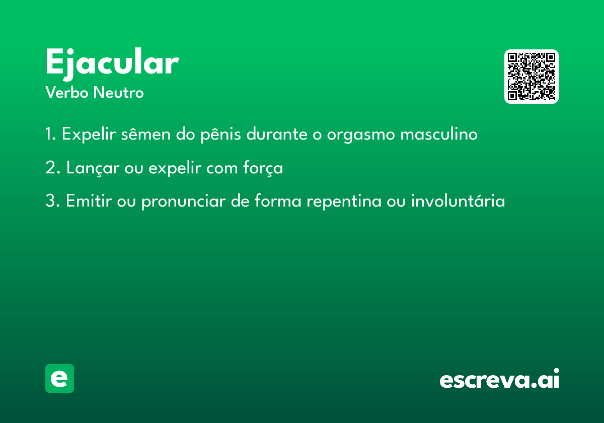 ejacular