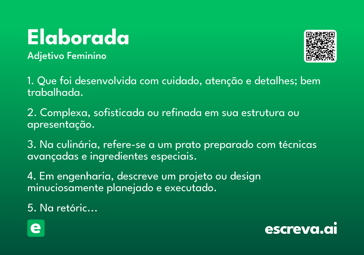 elaborada