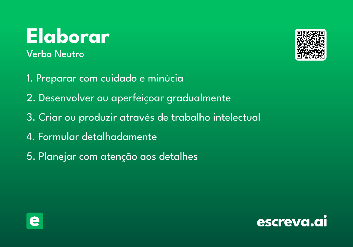 elaborar