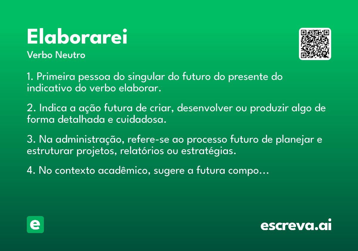 elaborarei