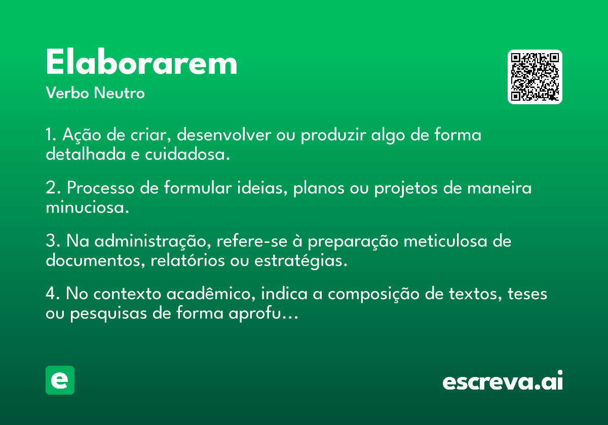 elaborarem