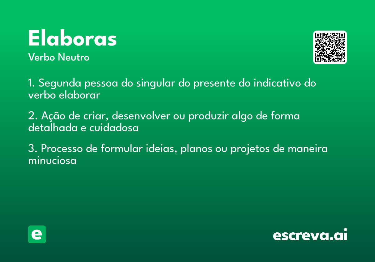 elaboras